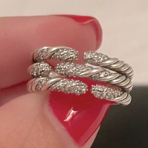 David Yurman 3 Row Willow Ring